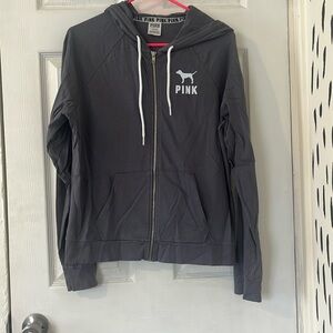 Victoria Secret zip up hoodie. Lightweight.